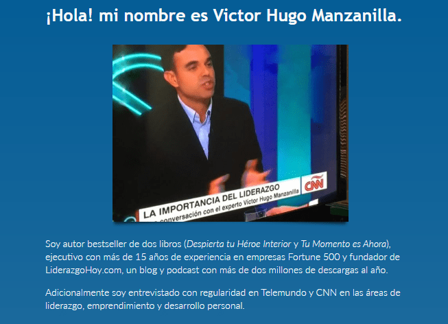 Curso Academia de Héroes – Victor Hugo Manzanilla