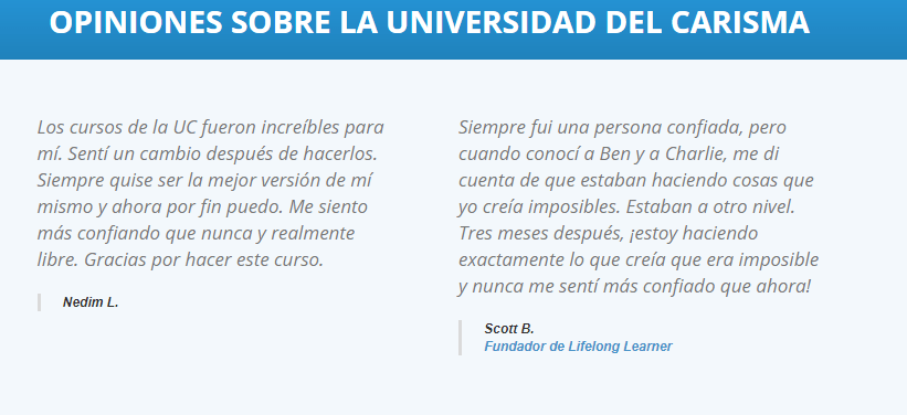 comentarios 7 - Curso Universidad del Carisma – Charlie Houpert